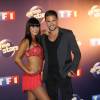 Olivier Dion et Candice Pascal - Photocall Danse avec les stars 6 devant TF1 à Boulogne-Billancourt, le 7 octobre 2015.