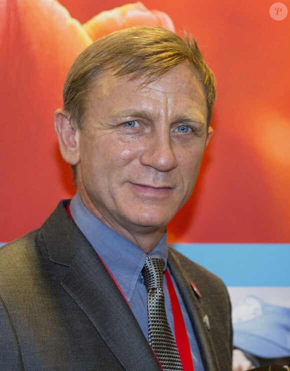 Daniel Craig, l'acteur qui incarne l'agent 007 à l'écran, a été nommé par les Nations unies ambassadeur en charge de la lutte contre les mines et engins explosif. New York le 29 septembre 2015.