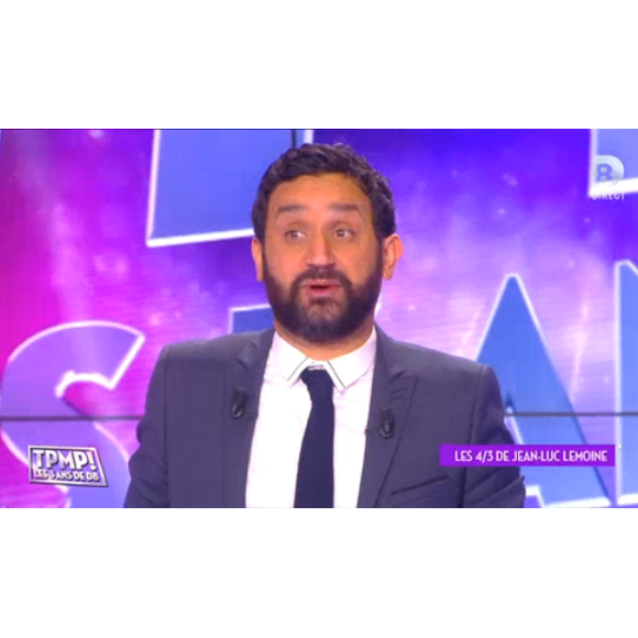 Cyril Hanouna, lors du prime time spécial TPMP fête les 3 ans de D8, le jeudi 8 octobre 2015 sur D8. 