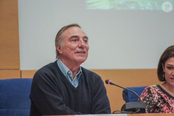 Allain Bougrain-Dubourg lors du colloque "Nous et l'Animal" au palais du Luxembourg à Paris, le 7 février 2014