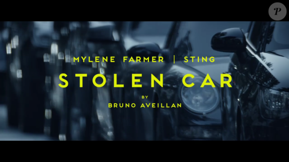 Image extraite du clip "Stolen Car" de Mylène Farmer et Sting, réalisé par Bruno Aveillan, octobre 2015.