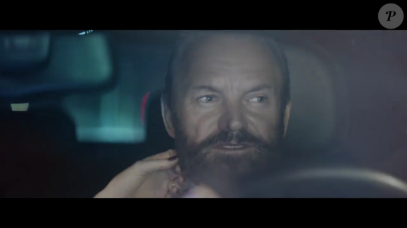 Image extraite du clip "Stolen Car" de Mylène Farmer et Sting, réalisé par Bruno Aveillan, octobre 2015.