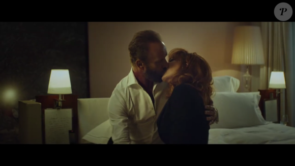 Image extraite du clip "Stolen Car" de Mylène Farmer et Sting, réalisé par Bruno Aveillan, octobre 2015.