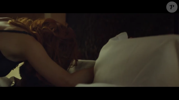 Image extraite du clip "Stolen Car" de Mylène Farmer et Sting, réalisé par Bruno Aveillan, octobre 2015.