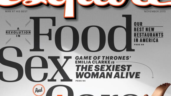 Emilia Clarke, nue : La star de "Game of Thrones" élue Femme la plus sexy