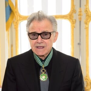 Harvey Keitel - Remise de décoration de Commandeur de l'Ordre des Arts et des Lettres à Harvey Keitel au ministère de la culture à Paris le 13 octobre 2015.