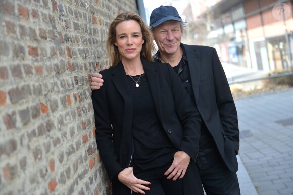 Géraldine Danon et son mari Philippe Poupon lors du Festival2Cinéma de Valenciennes le 24 mars 2015.