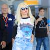 La chanteuse Lady Gaga arrive à l'aéroport JFK à New York, le 6 octobre 2015.