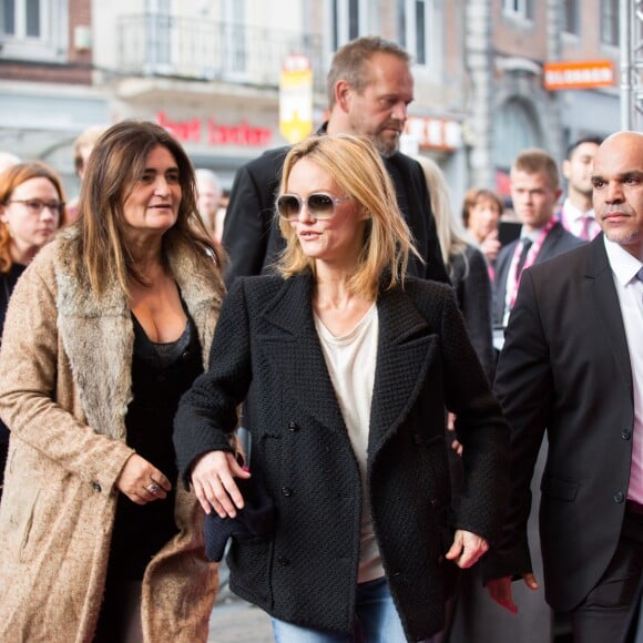 Vanessa Paradis et Laura smet se rendent à la projection de "L'arnacoeur" au 30e Festival du film francophone de Namur le 9 octobre 2015.