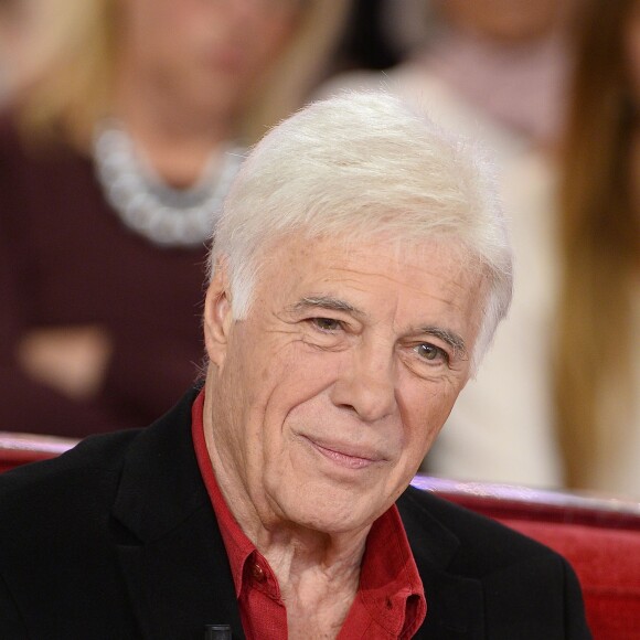 Guy Bedos - Enregistrement de l'émission "Vivement Dimanche" à Paris le 13 octobre 2015 et qui sera diffusée le 18 Octobre 2015. - Invité principal : Marthe Villalonga.