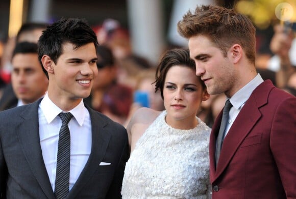 Robert Pattinson, Kristen Stewart et Taylor Lautner à la première de Twilight – Chapitre 3 : Hésitation à Los Angeles, le 24 juin 2010.