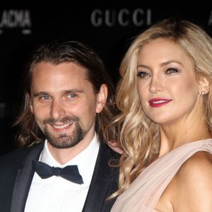 Kate Hudson et son fiancé Matthew Bellamy - Soirée "LACMA Art + Film Gala" à Los Angeles le 1er novembre 2014.