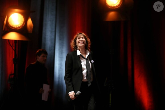 Jane Birkin - Remise du 7e Prix Lumière à Martin Scorsese au Palais des Congrès de Lyon, lors du Festival Lumière le 16 octobre 2015.