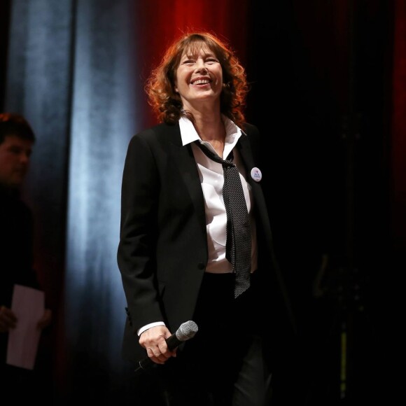 Jane Birkin - Remise du 7e Prix Lumière à Martin Scorsese au Palais des Congrès de Lyon, lors du Festival Lumière le 16 octobre 2015.