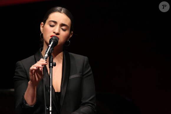 Camélia Jordana - Remise du 7e Prix Lumière à Martin Scorsese au Palais des Congrès de Lyon, lors du Festival Lumière le 16 octobre 2015.