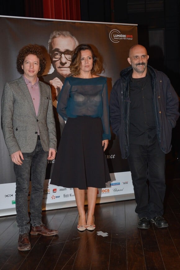 Michel Franco et Gaspar Noé - Remise du 7e Prix Lumière à Martin Scorsese au Palais des Congrès de Lyon, lors du Festival Lumière le 16 octobre 2015.