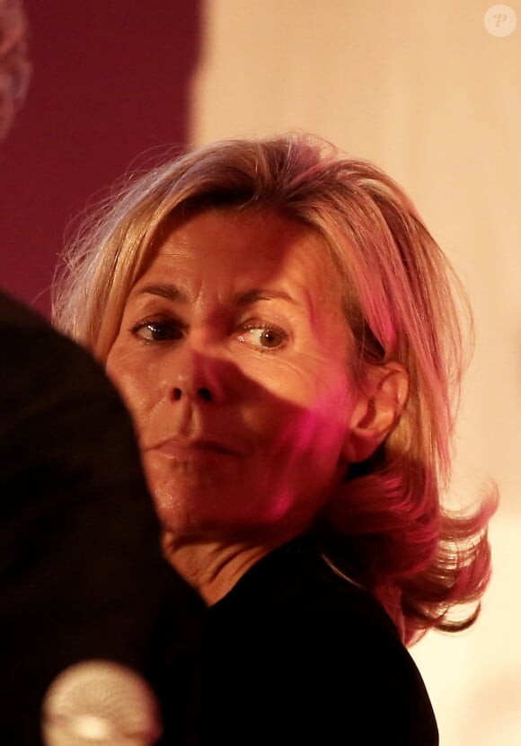 Exclusif - Lancement de la campagne Octobre Rose avec Claire Chazal à la clinique Hartmann à Neuilly sur Seine le 7 octobre 2015.