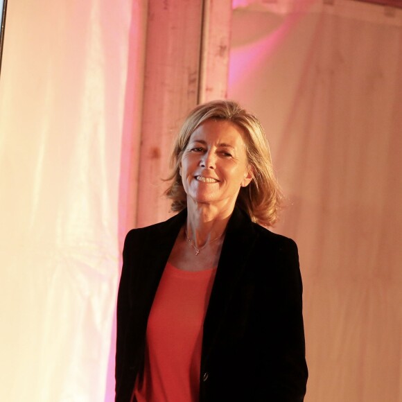 Exclusif - Lancement de la campagne Octobre Rose avec Claire Chazal à la clinique Hartmann à Neuilly sur Seine le 7 octobre 2015.