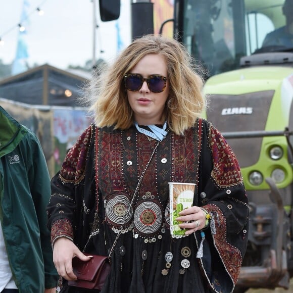 Adele au Glastonbury Festival, le 27 juin 2015