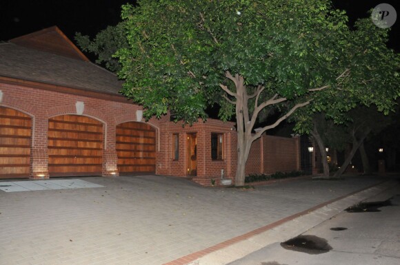 La maison d'Arnold Pistorius, l'oncle d'Oscar Pistorius où celui-ci est assignée à résidence, le 20 octobre 2015 dans le quartier de Waterkloof à Prétoria