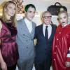 Dee Hilfiger, Richard (Ricky) Hilfiger, Tommy Hilfiger et Rita Ora - Inauguration de la boutique Tommy Hilfiger Bd des Capucines à Paris le 31 mars 2015.