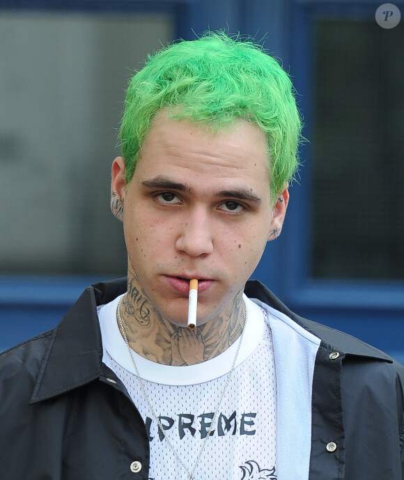 Le supposé compagnon de Rita Ora, Richard (Ricky) Hilfiger quitte le domicile de Rita Ora dans l'après-midi à Londres, le 17 septembre 2014.