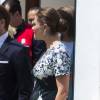 Le prince Daniel et la princesse Victoria de Suède (enceinte) à Carthagène en Colombie le 21 octobre 2015
