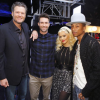 Christina Aguilera de retour dans The Voice US aux côtés de Blake Shelton, Adam Levine et Pharrell Williams / photo postée sur Instagram.