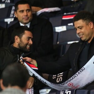 Ronaldo au Parc des Princes le 21 octobre 2015 pour le match de Ligue des Champions PSG - Real Madrid. © Cyril Moreau / Bestimage