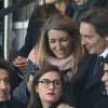 Anne-Claire Coudray et son compagnon Nicolas Vix au Parc des Princes le 21 octobre 2015 pour le match de Ligue des Champions PSG - Real Madrid. © Cyril Moreau / Bestimage