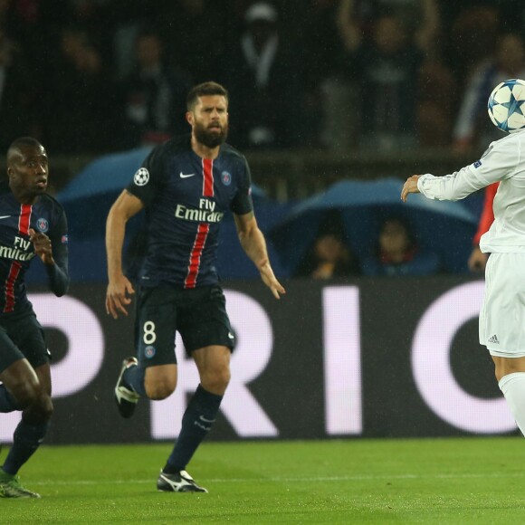 Cristiano Ronaldo lors du match de Ligue des Champions PSG - Real Madrid au Parc des Princes à Paris le 21 octobre 2015. © Cyril Moreau / Bestimage
