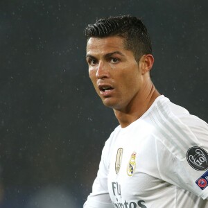 Cristiano Ronaldo lors du match de Ligue des Champions PSG - Real Madrid au Parc des Princes à Paris le 21 octobre 2015. © Cyril Moreau / Bestimage