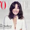 Carla Bruni-Sarkozy en couverture de "L'Officiel", numéro 1 000, novembre 2015.
