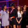 Karine Ferri, enceinte lors de la finale de The Voice Kids 2, vendredi 23 octobre sur TF1.