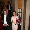 Le prince Carl Philip et la princesse Sofia de Suède, enceinte de leur premier enfant, assistaient le 23 octobre 2015 au gala annuel de l'Académie royale suédoise des sciences de l'ingénieur, à la Maison des concerts de Stockholm. La première sortie de la princesse, vêtue d'une robe bien près du corps, depuis l'annonce de sa grossesse.