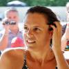 Exclusif - Laure Manaudou replonge pour le 8e meeting de natation de Carcassonne le 28 juin 2015.