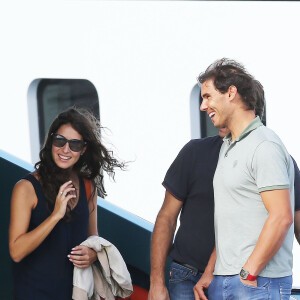 Exclusif - Rafael Nadal et sa compagne Xisca Perello à Cannes le 15 octobre 2014