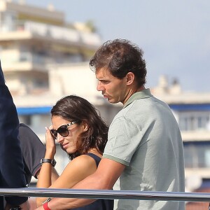 Exclusif - Rafael Nadal et sa compagne Xisca Perello à Cannes le 15 octobre 2014