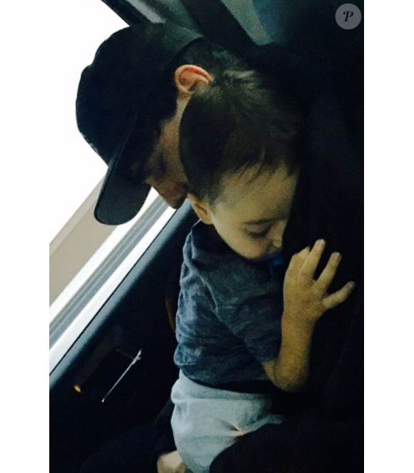 Criss Angel et son fils sur Twitter, le 23 octobre 2015