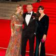 Léa Seydoux, Daniel Craig et Monica Bellucci à l'avant-première mondiale de James Bond Spectre au Royal Albert Hall à Londres le 26 octobre 2015.