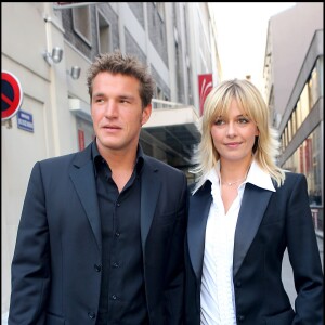 Benjamin Castaldi et Flavie Flament, à Paris, le 5 spetembre 2006.