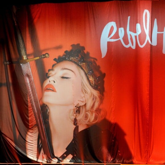 Madonna sur scène pour son Rebel Heart Tour au MGM Grand Garden Arena de Las Vegas, le 24 octobre 2015