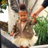 North West et sa nounou se rendent aux Miss Melodee Studios pour la leçon de danse de la fille de Kim Kardashian et Kanye West. Tarzana, le 28 octobre 2015.