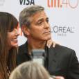 Sandra Bullock, George Clooney - Célébrités au festival international du film de Toronto (TIFF) le 11 septembre 2015
