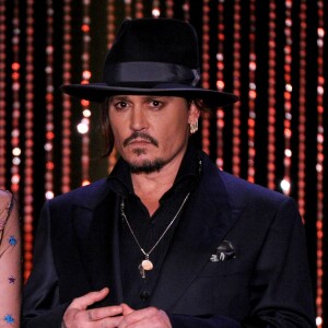 Johnny Depp pendant la 19e soirée des Hollywood Film Awards au Beverly Hilton Hotel, Los Angeles, le 1er novembre 2015.