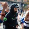 Alicia Keys lors du Marathon de New York, le 1er novembre 2015