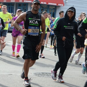 Alicia Keys lors du Marathon de New York, le 1er novembre 2015