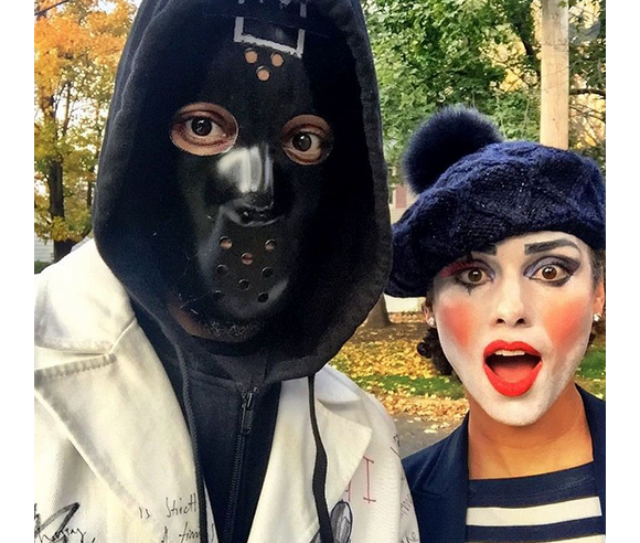 Alicia Keys et son mari Swizz Beatz pour Halloween / photo postée sur Instagram.