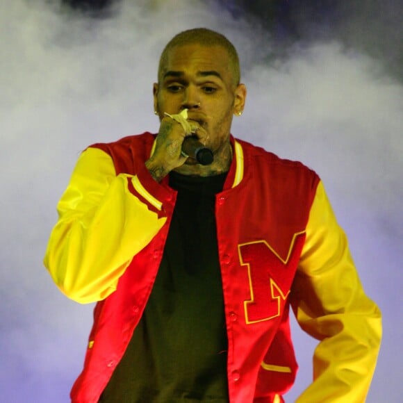 Chris Brown enflamme le Drai's lors de la soirée Halloween de la boîte de nuit. Las Vegas, le 31 octobre 2015.