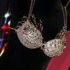 Lily Aldridge fait la promotion du "Fantasy Bra", un soutien-gorge à 2 millions de dollars crée par le bijoutier Mouawad, pour Victoria's Secret à Santa Monica, le 2 novembre 2015.